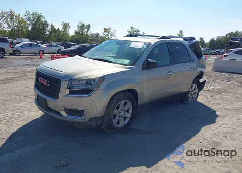 2014 GMC Acadia Sle-2 из США, поврежденный, VIN 1GKKRPKD5EJ137237